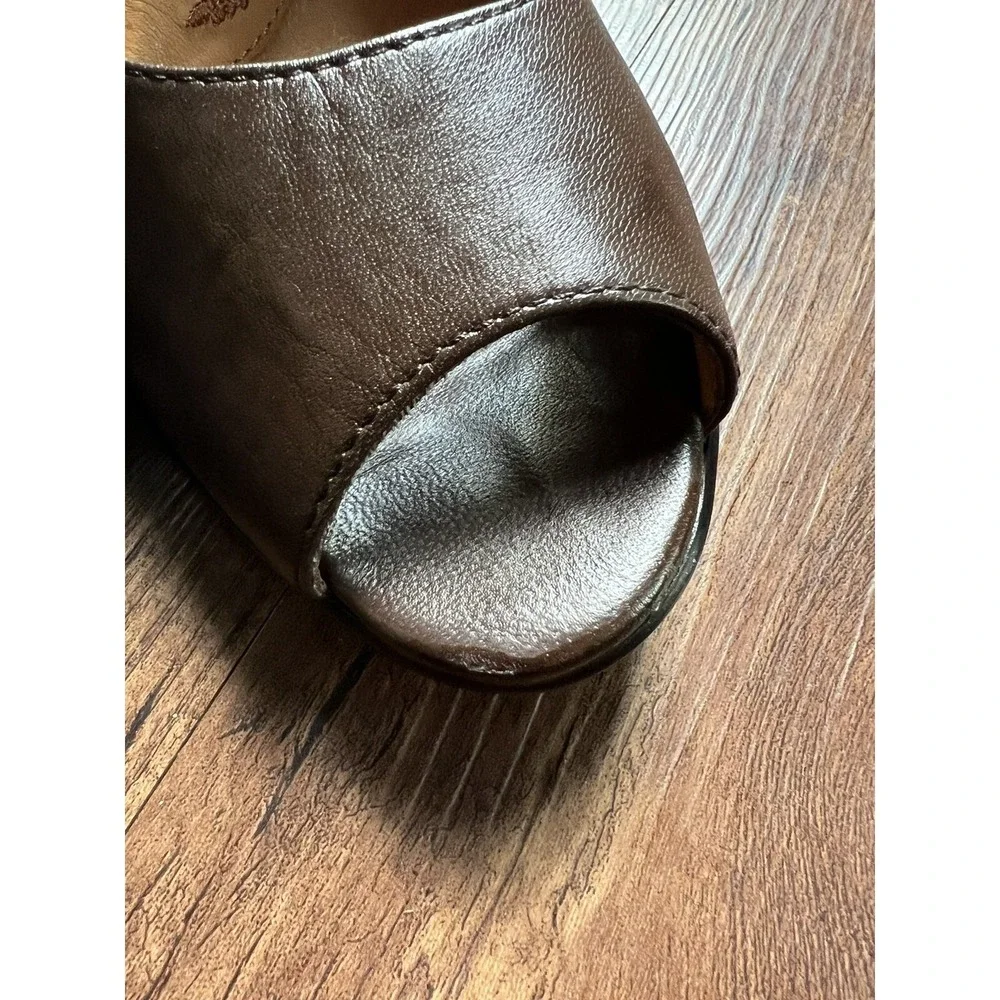 Sofft Women's Mary Jane Pumps Size 10 M Leather Upper Lining‎ &Socks Open Toe Br